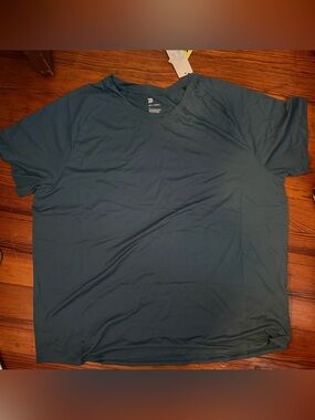 all in motion Men's Short Sleeve Performance Tee in Teal Blue